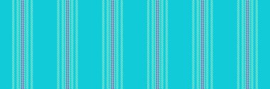 El yapımı arka plan çizgileri, kusursuz dikey vektörleri listele. Cyan ve nane rengi palette Uelax desen kumaş çizgisi.