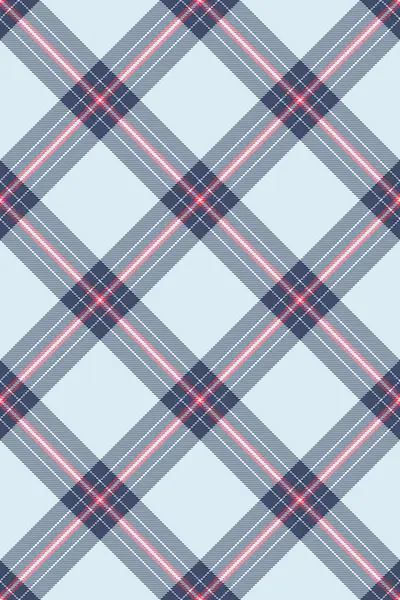 Jersey ekose desenli arka plan, kumaş dokusunu baştan kontrol et. Açık ve mavi renk paletinde kısa dikişsiz tartan vektörü.