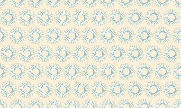 Krem arka planda zarif açık mavi güneş patlaması deseni. Tekstil tasarımı, duvar kağıdı, ambalaj ya da web sitesi geçmişi için mükemmel. Tekrarlanabilir tasarım iyimserliği ve sıcaklığı iletir.