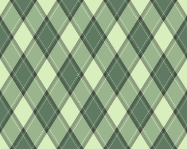 Argyle geometrik eşkenar dörtgenin kusursuz deseni. Harlequin duvar kağıdı tasarımını kontrol et. Web geçmişi için klasik elmas şekilli tekstil malzemesi, baskı kumaşı, kazak, ambalaj kağıdı, hediye kartı, davetiye.