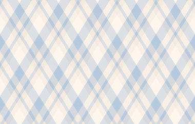 Argyle geometrik eşkenar dörtgenin kusursuz deseni. Harlequin duvar kağıdı tasarımını kontrol et. Web geçmişi için klasik elmas şekilli tekstil malzemesi, baskı kumaşı, kazak, ambalaj kağıdı, hediye kartı, davetiye.