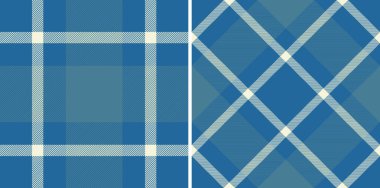 İki tane kusursuz mavi ekose desenli klasik ve köşegen. Moda, ev dekorasyonu ve web tasarımı için çok yönlü dokular ideal. Tarz sahibi, zamansız ve rahatlık ve geleneği çağrıştırıyor..
