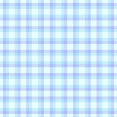 Yumuşak mavi ekose desenli. Tekstil, arka plan, duvar kağıdı, tasarım elemanı. El sanatları veya yaratıcı projeler için rahat, rahatlatıcı, uyumlu grafikler.