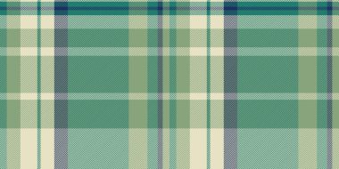 Sofistike yeşil ve kremalı ekose desenli. Tekstil tasarımı, moda, web sitesi geçmişi veya ambalaj için mükemmel.