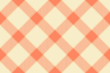 İnce mercan ve krem rengi ekose desenli. Tekstil tasarımı, web sitesi geçmişi ya da projelerinize biraz zarafet katmak için mükemmel..