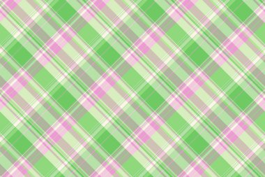 Fall tartan texture pattern, graph vector background fabric. Anniversary textile plaid seamless check in light and green colors palette.
