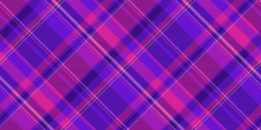 Canlı pembe ekose desenli. Kusursuz, çapraz çizgiler modern bir tartan tasarımı yaratır. Özgeçmiş, tekstil veya soyut kavramlar için ideal.