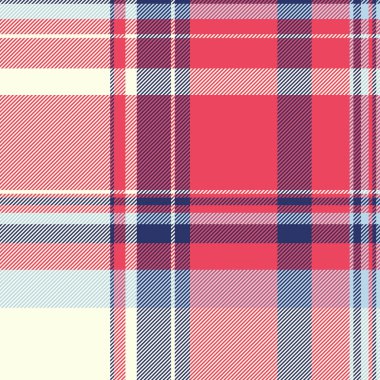 Canlı mercan, pembe ve ekose desenli. Tekstil tasarımı, moda veya web sitesi geçmişi için mükemmel. Kesişen çizgiler görsel olarak çekici bir doku oluşturuyor. Bu da sıcaklığı ve stili gösteriyor..