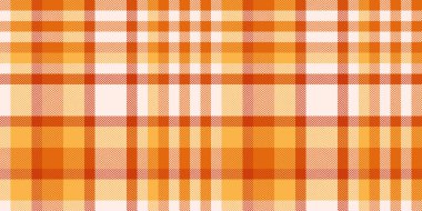 Canlı turuncu ve beyaz ekose desenli, tekstil tasarımı için mükemmel, web sitesi arka planı, ya da sonbahar temalı projeler.