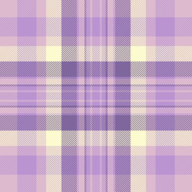 Zarif pastel mor ve krem rengi ekose desenli. Tekstil tasarımları, moda, yapıştırma kitabı, web siteleri ve kırtasiye için mükemmel.