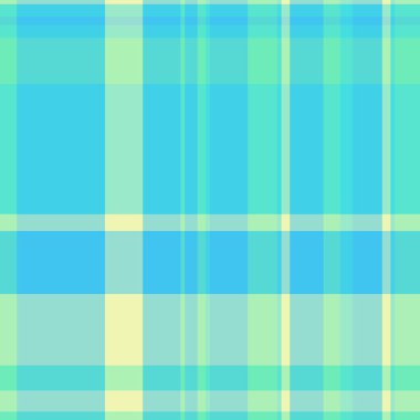 Canlı pastel ekose desenli turkuaz, nane ve soluk sarı. Tekstil tasarımı, web sitesi geçmişi ya da kırtasiye malzemeleri için mükemmel. Tazelik, bahar ve yaz hissi uyandırır..