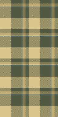 Oturma odası geçmişi kusursuz, İskoçya vektör ekoseli dokusu. Atölye tekstil kumaş deseni pastel ve sarı renk paleti.