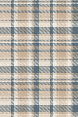 Genç tartan desenli tekstil, özelleştirilmiş dikişsiz kumaş dokusu. Pastel ve açık renk paletinde simetri arka plan ekose kontrol vektörü.
