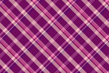 Örülmüş vektör kontrol dokusu, forma arka plan tartan ekose. Şebeke kumaş deseni pembeli ve açık renk paletinde kusursuz tekstil.