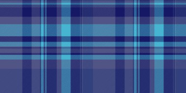 Mavi ve deniz mavisi tonlarında kusursuz serin renkli ekose desenli. Tekstil tasarımları, web sitesi geçmişi veya moda projeleri için mükemmel.