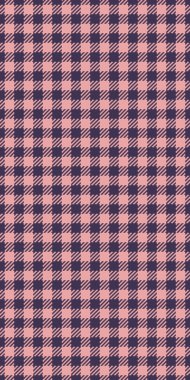 Derin tekstil tartan vektörü, pembe arkaplan desenli kumaş. Doğumgünü dikişsiz desen kontrol. Ekoseli menekşe ve açık renk paleti.
