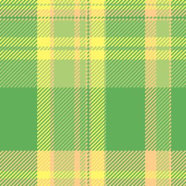 Canlı pastel yeşil ve sarı ekose desenli. Tekstil tasarımı, ilkbahar modası ya da neşeli arka planlar için mükemmel..