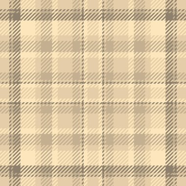İnce bej ve kahverengi ekose desenli. Zarif, nötr tekstil dokusu web sitesi geçmişi, moda tasarımı veya ambalaj için idealdir. Sıcaklık, rahatlık ve sofistike duyguları çağrıştırır..
