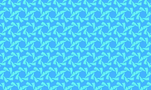 Canlı deniz mavisi soyut geometrik desen. Web sitesi geçmişi, tekstil baskıları veya modern markalaşma için kusursuz tekrarlayan tasarım ideali.