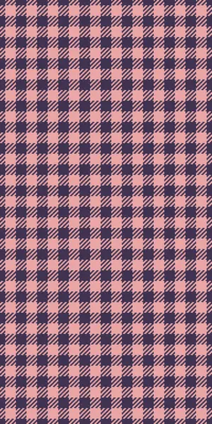 Derin tekstil tartan vektörü, pembe arkaplan desenli kumaş. Doğumgünü dikişsiz desen kontrol. Ekoseli menekşe ve açık renk paleti.
