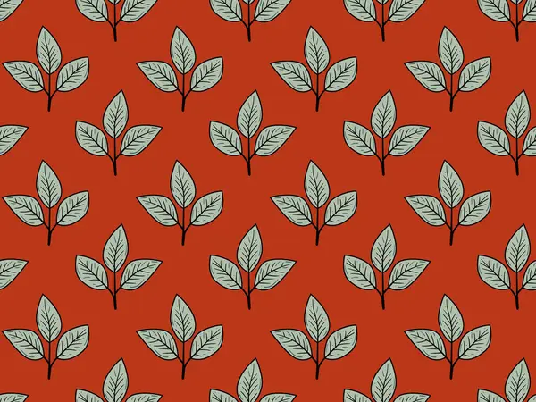Kusursuz terakotta desenli stilize yapraklar. Zarif ve minimalist tasarım tekstil baskıları, duvar kağıdı, markalaşma veya web sitesi geçmişi için mükemmeldir..