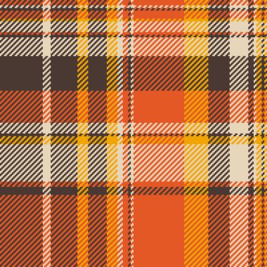 Canlı sonbahar ekose desenli. Ilık turuncu, kahverengi ve bej renkler, sade ve desenli bir tasarım yaratıyor. Fallthemed projeler, moda veya web siteleri için mükemmel bir tasarım..