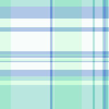 Çizgili ekose kumaş, pürüzsüz kumaş. 50 'lerin tekstil arkaplan kontrol vektörü ışık ve nane kremi renk paleti.