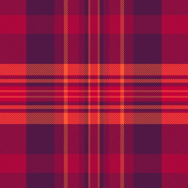 Canlı kırmızı ve turuncu ekose desenli. Sonbahar tasarımları, tekstil baskıları ve web sitesi geçmişi için mükemmel. Bu kalın, pürüzsüz doku sıcaklığı ve sıcacık hissi çağrıştırıyor..