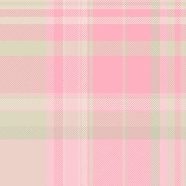 Yumuşak pembe ve bej ekose desenli. Tekstil tasarımı, moda, hatıra defteri, web sitesi geçmişi ya da kadınsı bir dokuya ihtiyaç duyan her proje için ideal..