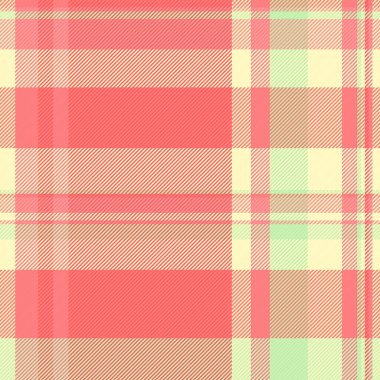 Mercan, krema ve nane renginde yumuşak pastel ekose desenli. Tekstil tasarımları, web sitesi geçmişi ya da kırtasiye malzemeleri için ideal. Bu neşeli, dokulu görüntü bahar ve sıcaklığı çağrıştırıyor..