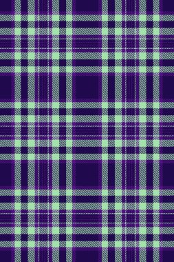 Şık, dikişsiz tartan tekstil, Meksika kumaş dokusu kontrolü. Mor ve açık renk paletinde işaretlenmiş desen arka plan ekoseli vektörü.