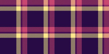Zarif mor, pembe ve sarı ekose desenli. Tekstil tasarımı, moda, web sitesi geçmişi ve markalaşma için mükemmel. Zamansız bir cazibesi olan sofistike ve şık bir doku..