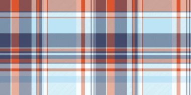 Serin maviler, mercanlar ve sessiz kırmızılar içinde canlı ekose desenler. Tekstil tasarımı, web sitesi geçmişi veya giyim için ideal.