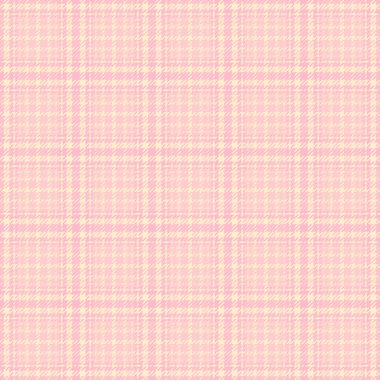 Hassas pastel pembe ve krem rengi ekose desenli. Tekstil tasarımı, web siteleri, ambalaj ve kırtasiye için mükemmel. Yumuşak, kadınsı bir estetik yaratmak için zarif ve zarif bir doku..