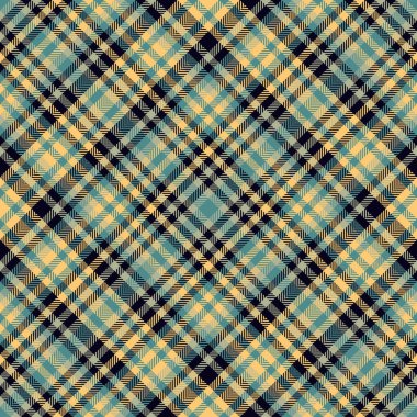 Zarif deniz mavisi, altın ve siyah ekose desenli. Tekstil tasarımları, web sitesi geçmişi veya sonbahar temalı projeler için mükemmel.