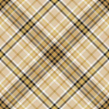 Zarif, ekose desenli. Ilık altın, bej, beyaz ve siyah renkler birbirine karışarak zamansız, samimi bir doku oluşturur. Özgeçmiş, giysi ve tasarımlar için ideal..