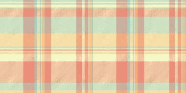 Çizim dokusu pürüzsüz tekstil, sıra vektör kumaş arka plan. Sakin ekose tartan şablon ışık ve kırmızı renk paletinde kontrol.