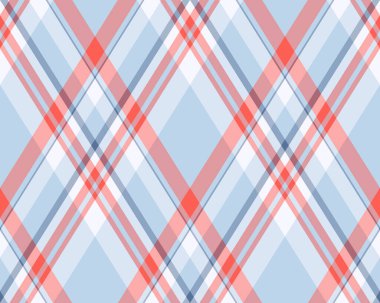 Argyle geometrik eşkenar dörtgenin kusursuz deseni. Harlequin duvar kağıdı tasarımını kontrol et. Web geçmişi için klasik elmas şekilli tekstil malzemesi, baskı kumaşı, kazak, ambalaj kağıdı, hediye kartı, davetiye.