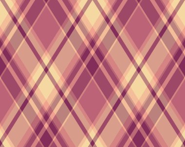 Argyle geometrik eşkenar dörtgenin kusursuz deseni. Harlequin duvar kağıdı tasarımını kontrol et. Web geçmişi için klasik elmas şekilli tekstil malzemesi, baskı kumaşı, kazak, ambalaj kağıdı, hediye kartı, davetiye.