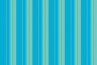 Dökümlü arka plan vektörü, kalın, pürüzsüz kumaş şeridi. Cyan ve sarı renk paletinde sostume desenli tekstil dikey çizgileri.