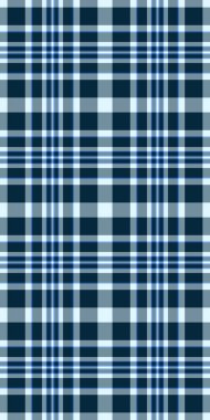 Özel tekstil desenli, ticari dikişsiz vektör ekoseli. İnce kumaş tartan kontrol arkaplanı mavi ve pastel renk paleti.