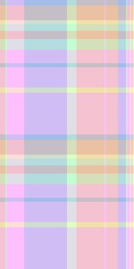 Yastıksız ekoseli kumaş, paçavra kontrollü tartan vektörü. Desen desen arkaplan kumaşı ışık ve beyaz renk paletinde üretiliyor.