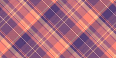 Sıcak, desenli ekose desenli turuncu, mor ve bej tonlarında. Klasik, samimi bir dokunuşa ihtiyaç duyan arka planlar, tekstil, tasarımlar veya yaratıcı projeler için harika..