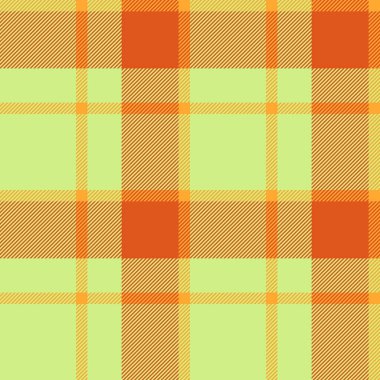 Sıcak portakallar, sarılar ve açık yeşillikler içinde canlı sonbahar ekoseli desenler. Tekstil tasarımı, mevsimlik markalaşma ya da hatalı temalı projeler için mükemmel..