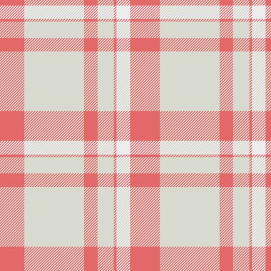 Zarif mercan ve bej desenli ekose. Tekstil tasarımı, moda, web sitesi geçmişi ya da karmaşık ve incelikli görsel dokuya ihtiyaç duyan her proje için mükemmel..