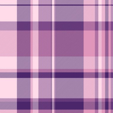 Zarif pembe ve mor ekose desenli. Tekstil tasarımı, moda, web siteleri veya markalaşma için mükemmel.