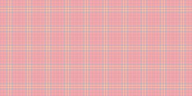 Örtülü kumaş kontrolü. Pahalı kumaş vektörü. Kırmızı ve açık renk paletinde modaya uygun arka plan ekose deseni.