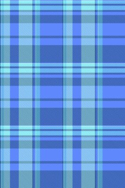 Katran kumaş kontrolü yap, dikişsiz ekose desenler yap. Mavi ve gök mavisi renk paletinde iş dokusu tekstil arkaplan vektörü.
