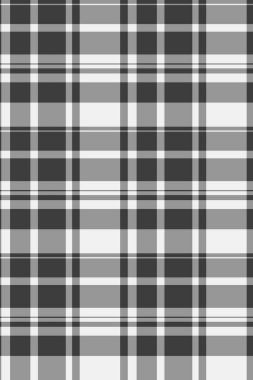 Lüks tartan tartan kontrolü, kaz ayağı desenli tekstil ekose. Vintage gri ve gri renk paletinde vektörsüz kumaş dokusu yükleniyor.