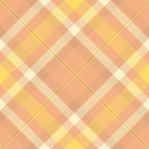 Ilık şeftali sarısı tonlarda kusursuz ekose desenli. Tekstil, moda ve grafik tasarımı için çok yönlü bir arka plan. Klasik, davetkar ve zamansız estetik..